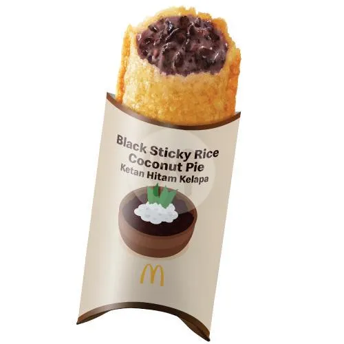 Pie Ketan Hitam Kelapa