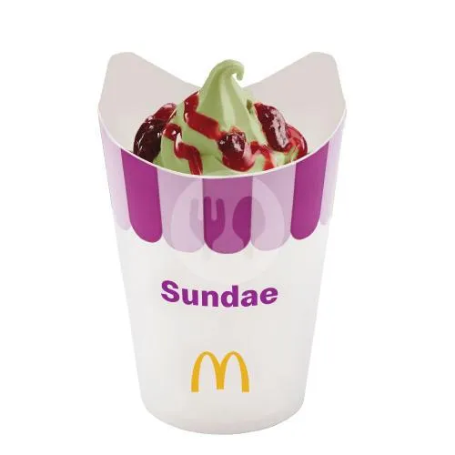 Strawberry Matcha Sundae