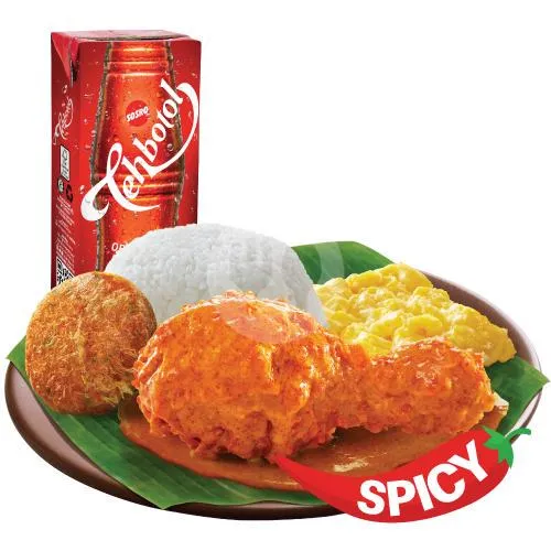 Paket Spesial Ayam McD Gulai Spicy Perkedel Large