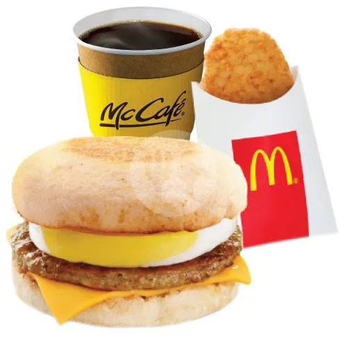 Paket Hemat Sausage McMuffin with Egg